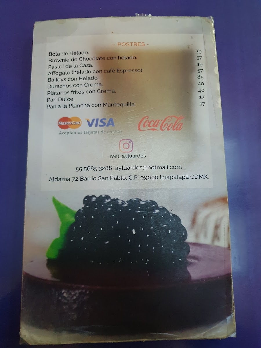 Ayluardo's Menu - Image 5